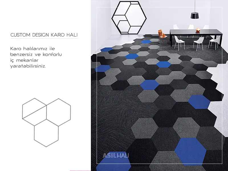 Custom Design Karo Halı