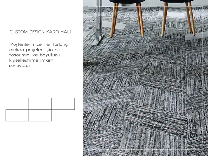 Custom Design Karo Halı