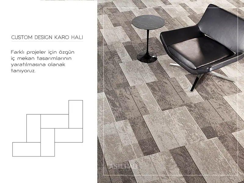 Custom Design Karo Halı