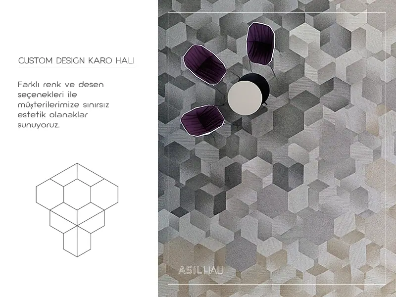 Custom Design Karo Halı