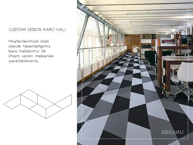 Custom Design Karo Halı