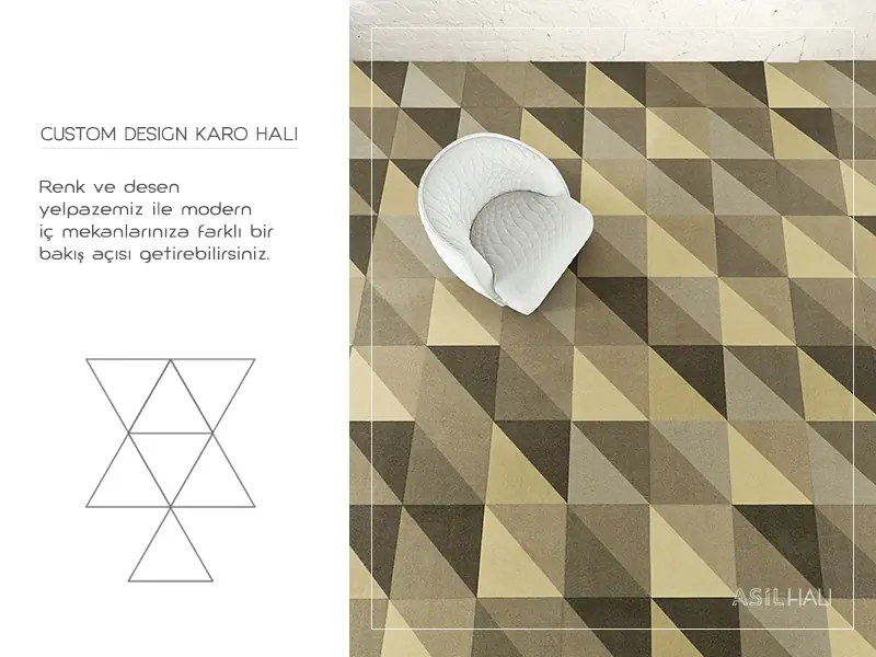 Custom Design Karo Halı