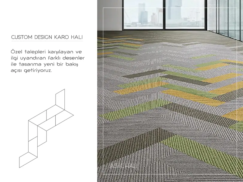 Custom Design Karo Halı