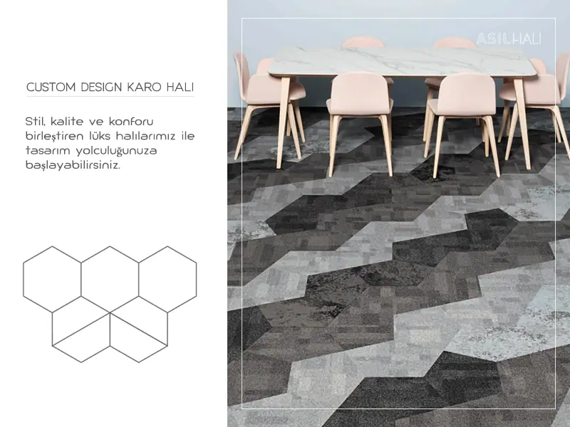 Custom Design Karo Halı